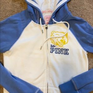 VS PINK UCLA ZIP THRU